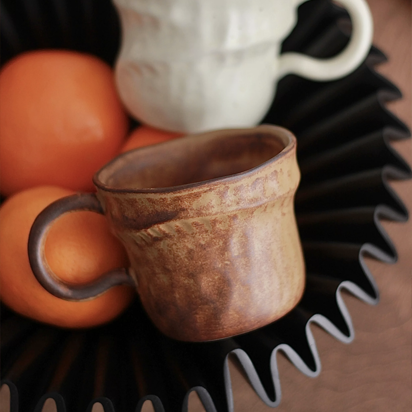 Durable ceramic drinkware safe for microwave and dishwasher, designed for everyday comfort.