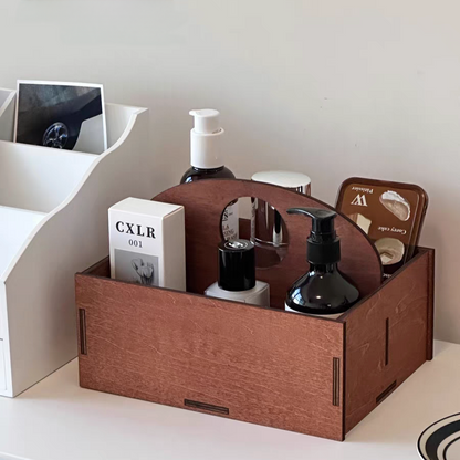 Ideal for storing small essentials and cosmetics, with a clean design and easy-to-assemble feature.