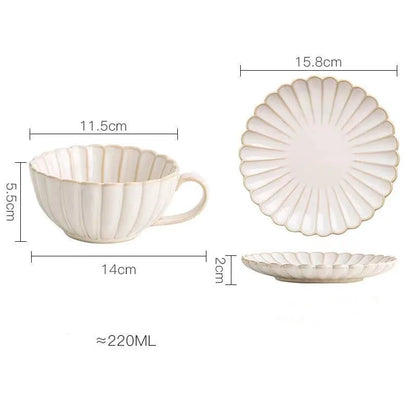 Featuring a crisp white color and high-quality ceramic construction, adding elegance to any coffee or tea service.